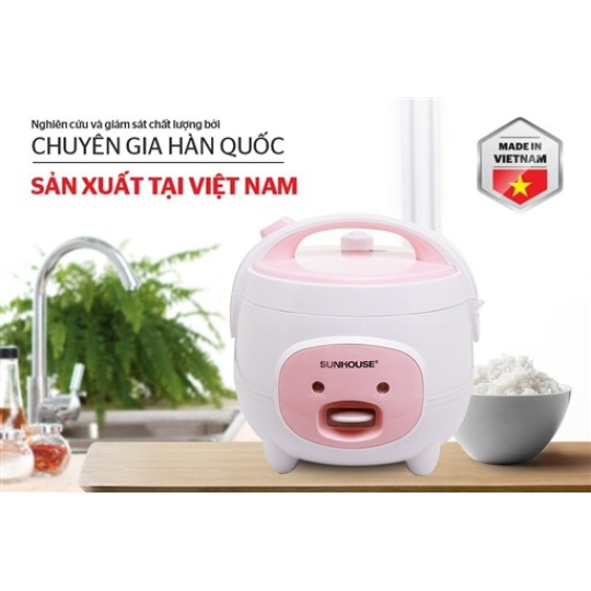 NỒI CƠM ĐIỆN 1.8L SUNHOUSE SHD8607W