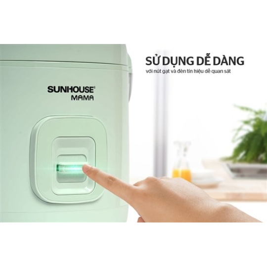 NỒI CƠM ĐIỆN 1.2L SUNHOUSE MAMA SHD8265B