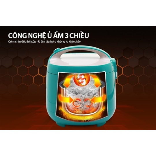 NỒI CƠM ĐIỆN 1.8L SUNHOUSE MAMA SHD8652G