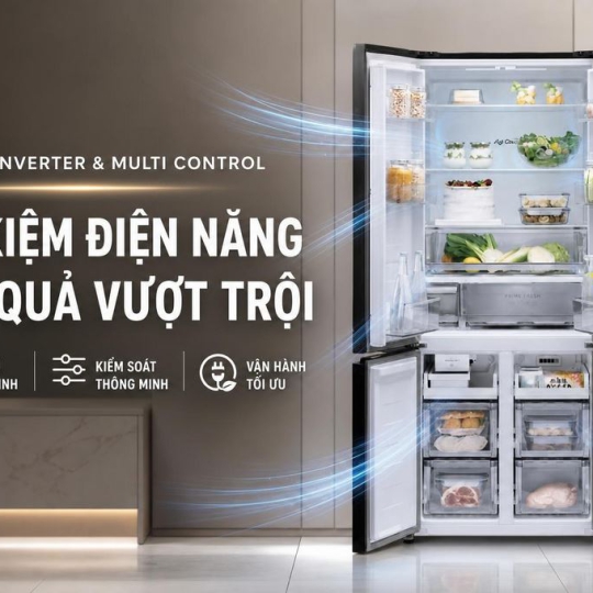 Tủ lạnh Panasonic Inverter 520 lít Multi Door NR-XZ590HGKV