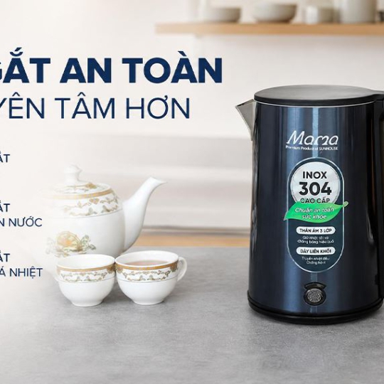 Ấm đun siêu tốc Sunhouse 1 lít SHD1373